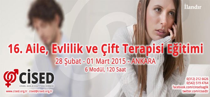 16. Evlilik ve Aile Terapisi Eğitimi