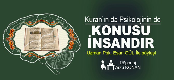 Kur'anın ve Psikolojinin Ana Konusu "İNSAN"dır