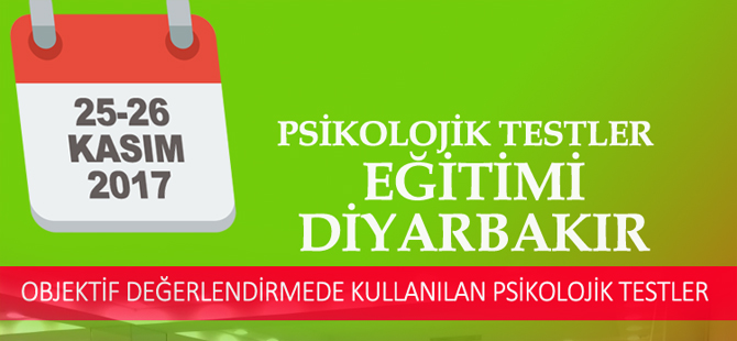 Psikolojik Testler Eğitimi Diyarbakır