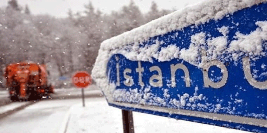Meteoroloji'den kar uyarısı! İstanbul'da başladı