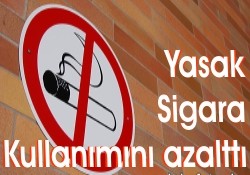Yasak Sigara Kullanımını Azalttı