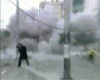 İşte İsrail bombasının düştüğü an