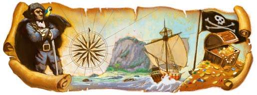 Robert Louis Stevenson's 160th birthday celebrated with Google doodle