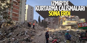 İzmir depreminde arama kurtarma faaliyetleri sona erdi